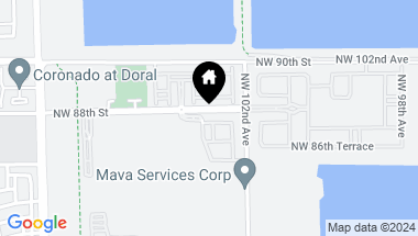 Map of 10275 NW 87th Terrace, Doral FL, 33178