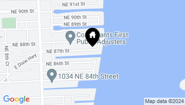 Map of 1250 NE 87th St, Miami FL, 33138
