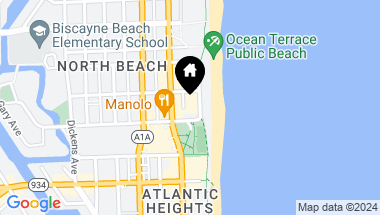 Map of 7330 Ocean Ter # D Unit: 21-D, Miami Beach FL, 33141