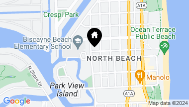 Map of 620 76th St # 5, Miami Beach FL, 33141