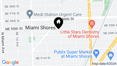 Map of 379 NE 94th St, Miami Shores FL, 33138