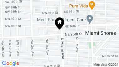 Map of 9500 N Miami Ave, Miami Shores FL, 33150