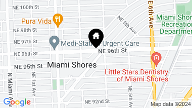 Map of 375 Grand Concourse, Miami Shores FL, 33138
