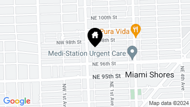 Map of 30 NE 97th St, Miami Shores FL, 33138