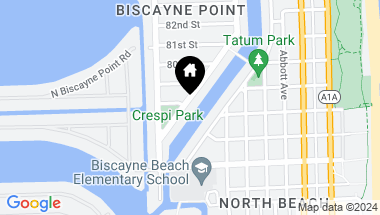 Map of 7885 Crespi Blvd, Miami Beach FL, 33141