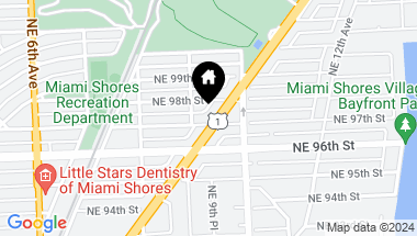Map of 9700 Biscayne Blvd, Miami Shores FL, 33138