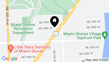 Map of 9720 Biscayne Blvd, Miami Shores FL, 33138