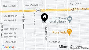 Map of 10050 N Miami Ave, Miami Shores FL, 33150