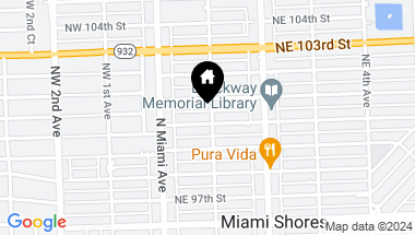 Map of 10010 NE 1st Ave, Miami Shores FL, 33138