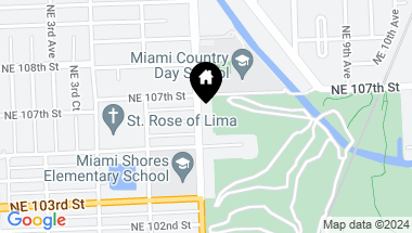 Map of 10601 NE 6th Ave, Miami Shores FL, 33138