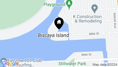 Map of 1277 Biscaya Dr, Surfside FL, 33154