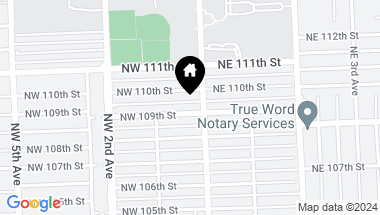 Map of 19 NW 109th St, Miami Shores FL, 33168