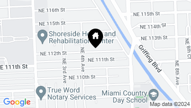 Map of 460 NE 112th St, Miami FL, 33161