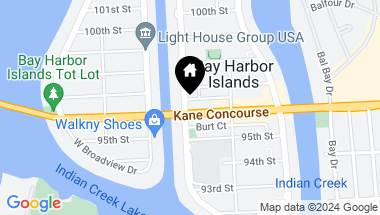 Map of 1177 Kane Concourse # 804, Bay Harbor Islands FL, 33154
