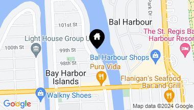 Map of 9821 E Bay Harbor Drive Unit: PH04, Bay Harbor Islands FL, 33154