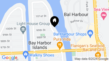 Map of 9881 E Bay Harbor Dr # 301, Bay Harbor Islands FL, 33154