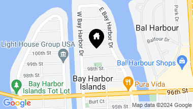 Map of 1141 99th St # 8, Bay Harbor Islands FL, 33154