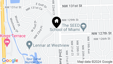 Map of 12711 NW 22nd Ct, Miami FL, 33167