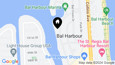 Map of 148 Bal Bay Dr, Bal Harbour FL, 33154