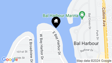 Map of 10271 E Bay Harbor Dr # 4, Bay Harbor Islands FL, 33154