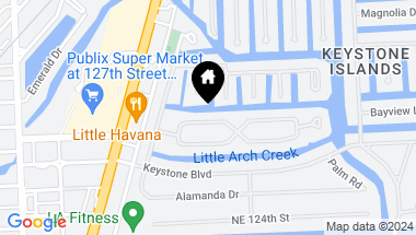 Map of 1925 N Hibiscus Dr, North Miami FL, 33181