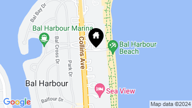 Map of 10185 Collins Ave # 406, Bal Harbour FL, 33154