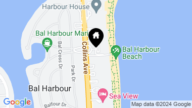 Map of 10201 Collins Ave # 2107W, Bal Harbour FL, 33154
