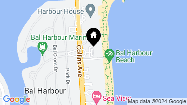 Map of 10201 Collins Ave Unit: UPH2803, Bal Harbour FL, 33154