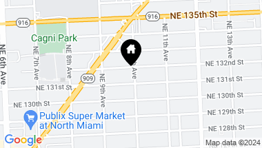 Map of 13160 NE 10th Ave, North Miami FL, 33161