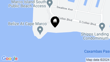 Map of 990 CAPE MARCO DRIVE, 307, Marco Island FL, 34145