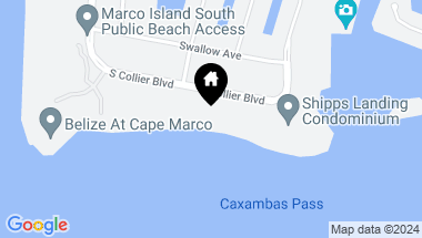 Map of 1036 S Collier BLVD # A Unit: PH-A, MARCO ISLAND FL, 34145