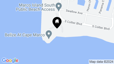 Map of 980 CAPE MARCO DRIVE, 1408, Marco Island FL, 34145