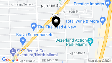 Map of 1735 NE 147th St, Miami FL, 33181