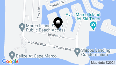 Map of 1041 Swallow AVE # 304, MARCO ISLAND FL, 34145