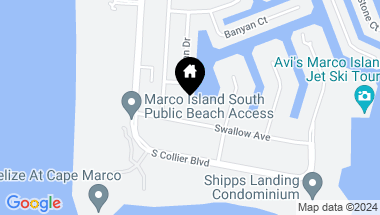 Map of 961 SWALLOW AVE # B Unit: PH 301-B, MARCO ISLAND FL, 34145