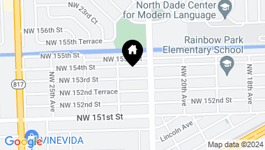 Map of 2251 NW 153rd St, Miami Gardens FL, 33054