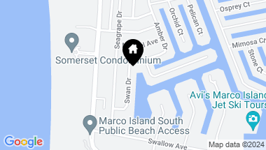 Map of 825 Swan DR, MARCO ISLAND FL, 34145