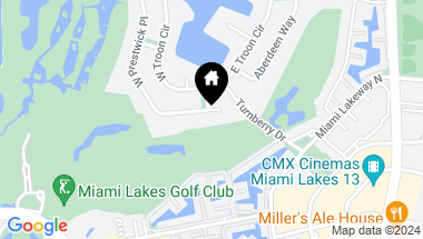 Map of 7210 S Prestwick Pl, Miami Lakes FL, 33014