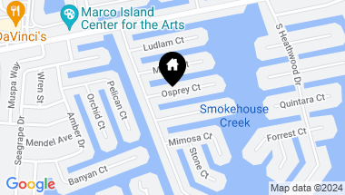 Map of 1190 Osprey CT, MARCO ISLAND FL, 34145