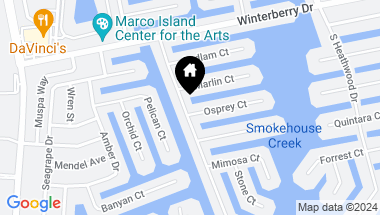 Map of 691 Partridge CT W, MARCO ISLAND FL, 34145