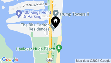 Map of 15701 Collins Ave # 4801, Sunny Isles Beach FL, 33160