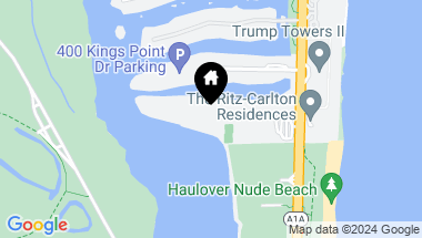 Map of 300 Bayview Dr 206, Sunny Isles Beach FL, 33160