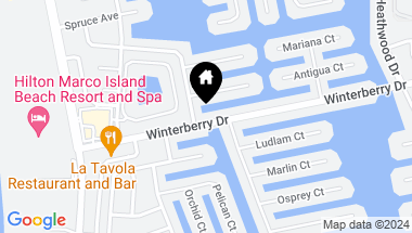 Map of 1108 Winterberry DR, MARCO ISLAND FL, 34145