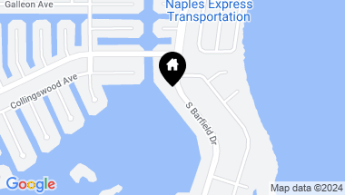 Map of 550 S Barfield DR, MARCO ISLAND FL, 34145