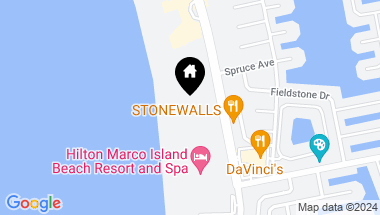 Map of 520 S COLLIER BOULEVARD, 1008, Marco Island FL, 34145