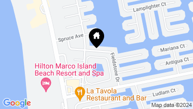 Map of 1025 Fieldstone DR, MARCO ISLAND FL, 34145