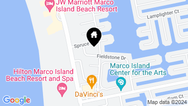 Map of 980 Fieldstone DR, MARCO ISLAND FL, 34145