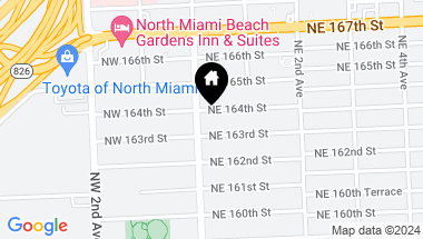 Map of 28 NE 164th St, Miami FL, 33162