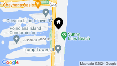 Map of 16051 Collins Ave # 3204, Sunny Isles Beach FL, 33160