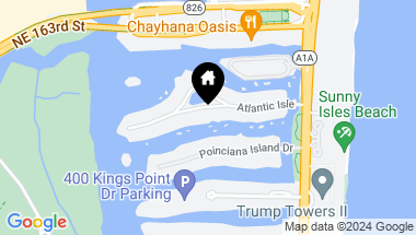 Map of 270 Atlantic Ave, Sunny Isles Beach FL, 33160